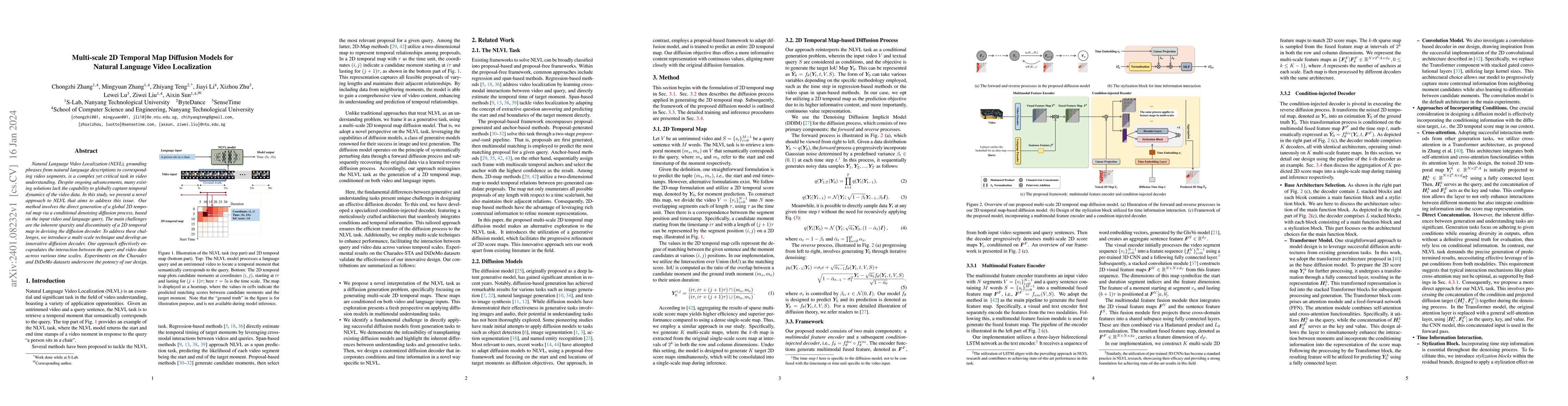 Thumbnail for Multi-scale 2D Temporal Map Diffusion Models for Natural Language Video
  Localization