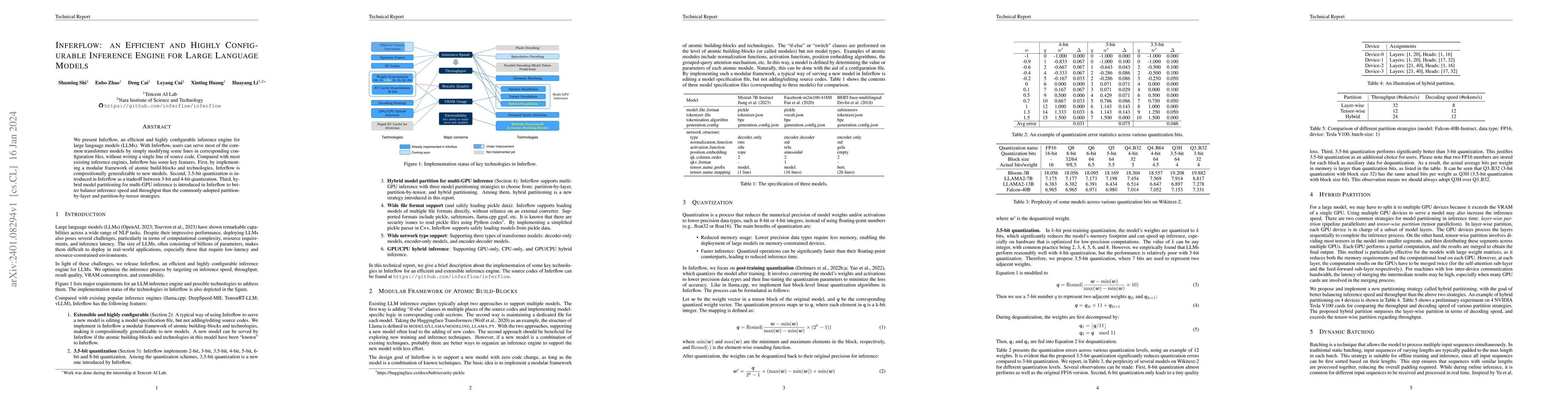 Thumbnail for Inferflow: an Efficient and Highly Configurable Inference Engine for
  Large Language Models