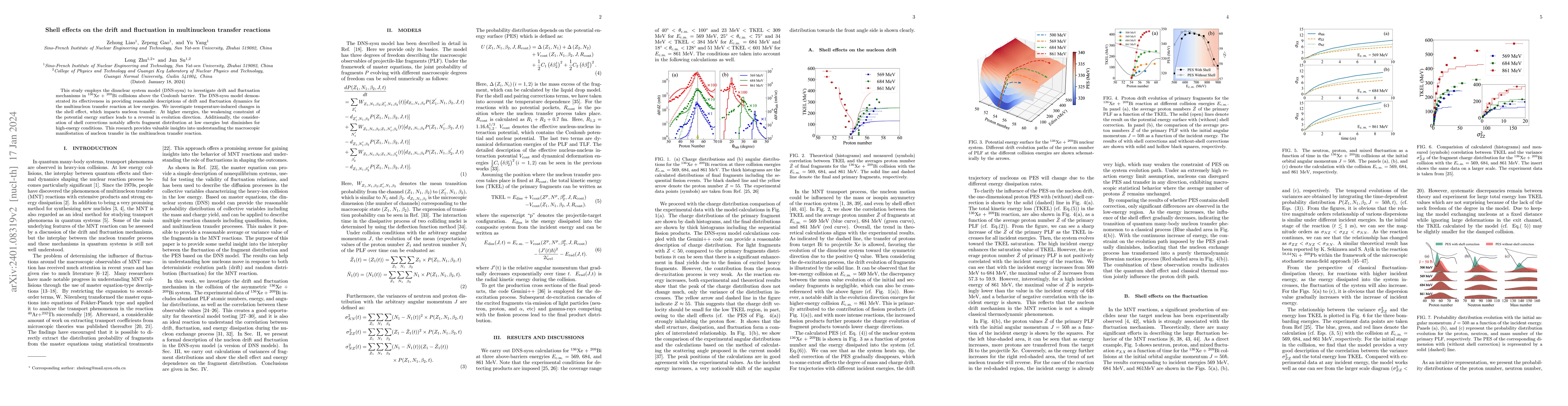 Thumbnail for Shell effects on the drift and fluctuation in multinucleon transfer
  reactions