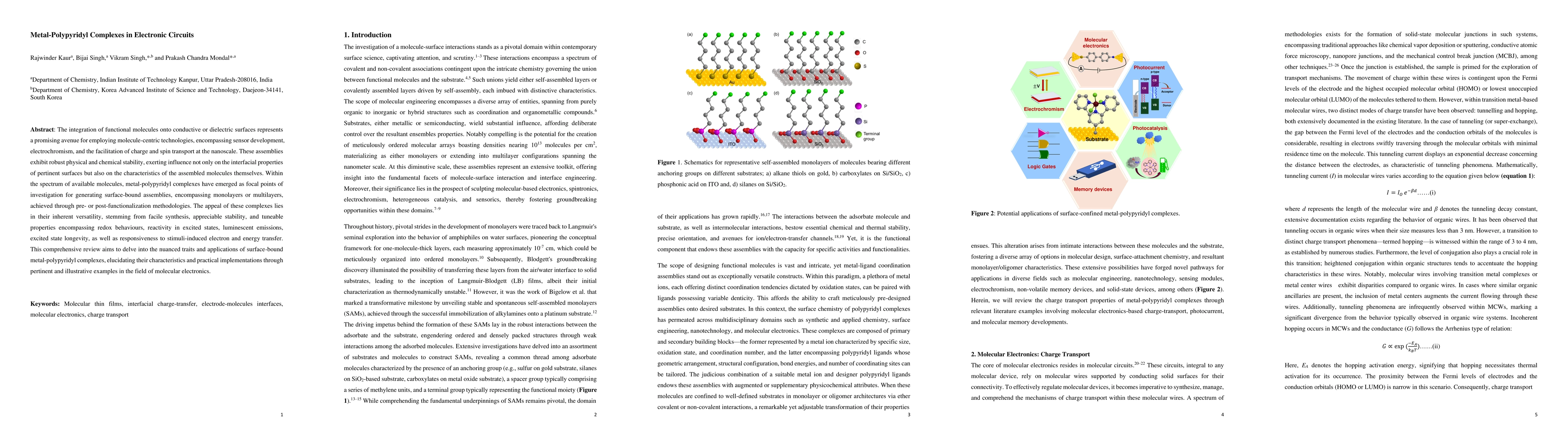 Thumbnail for Metal-Polypyridyl Complexes in Electronic Circuits