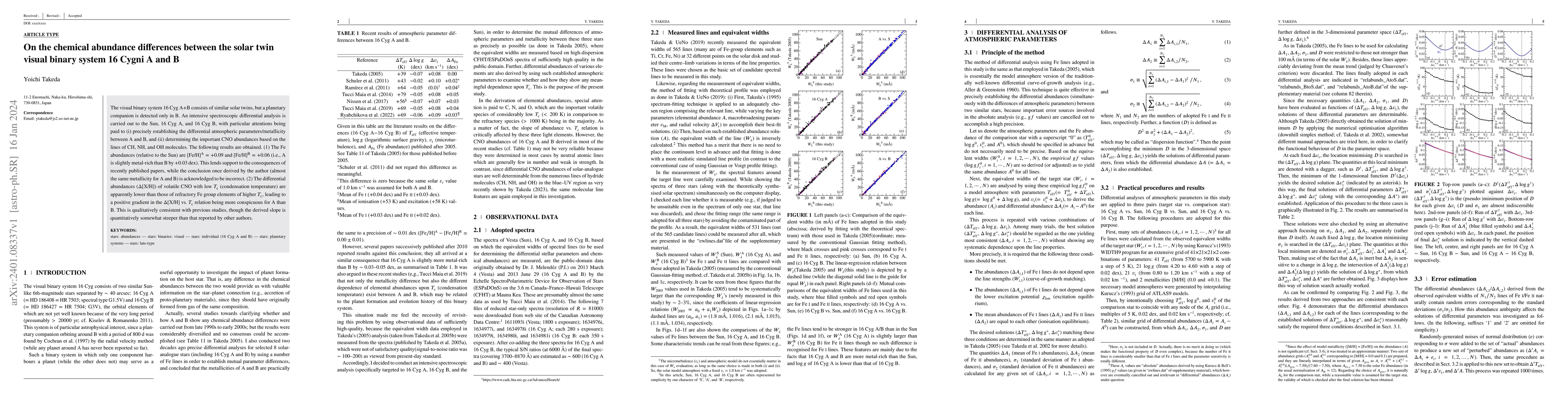 Thumbnail for On the chemical abundance differences between the solar twin visual
  binary system 16 Cygni A and B