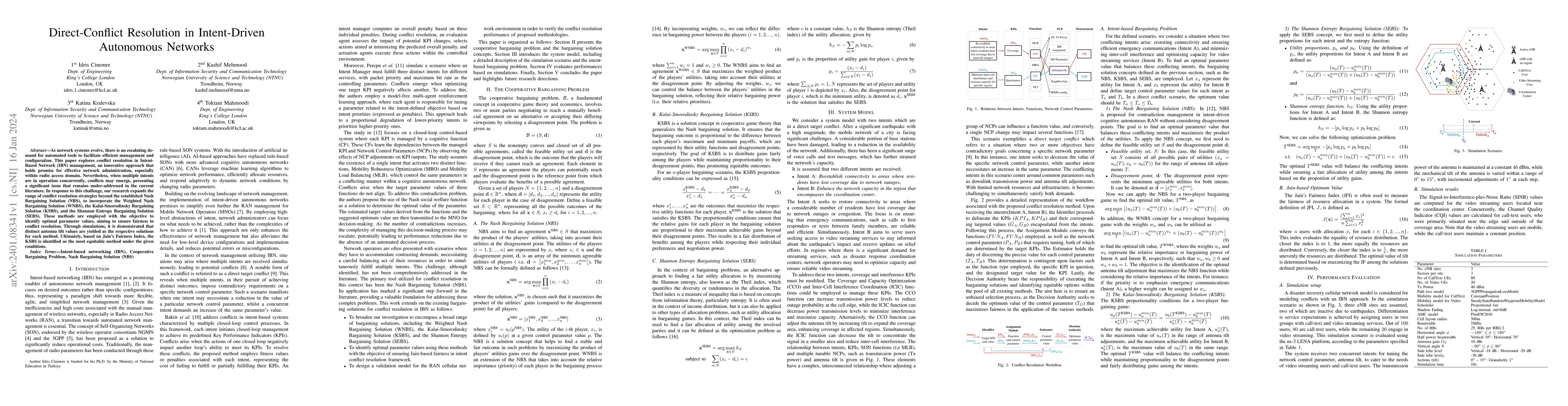 Thumbnail for Direct-Conflict Resolution in Intent-Driven Autonomous Networks