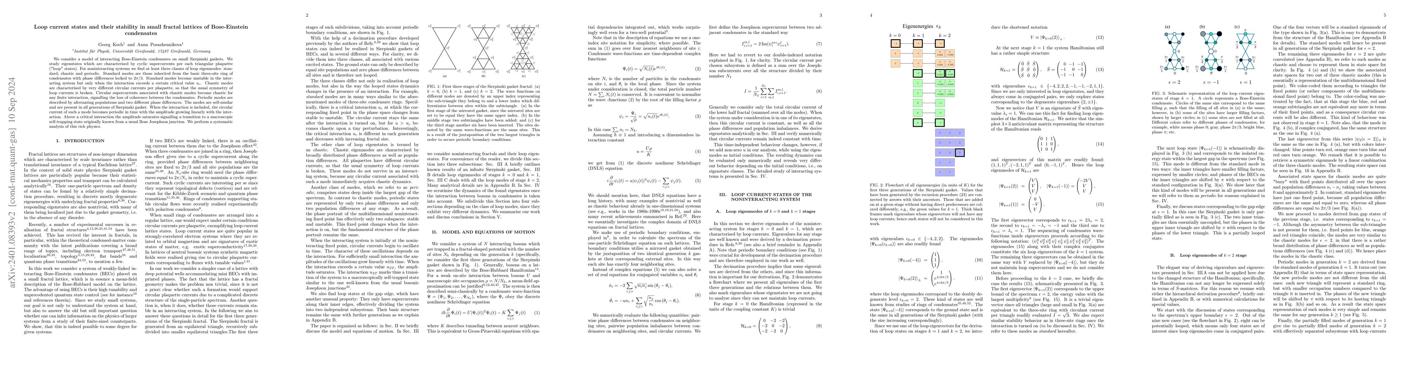 Thumbnail for Loop current states and their stability in small fractal lattices of
  Bose-Einstein condensates