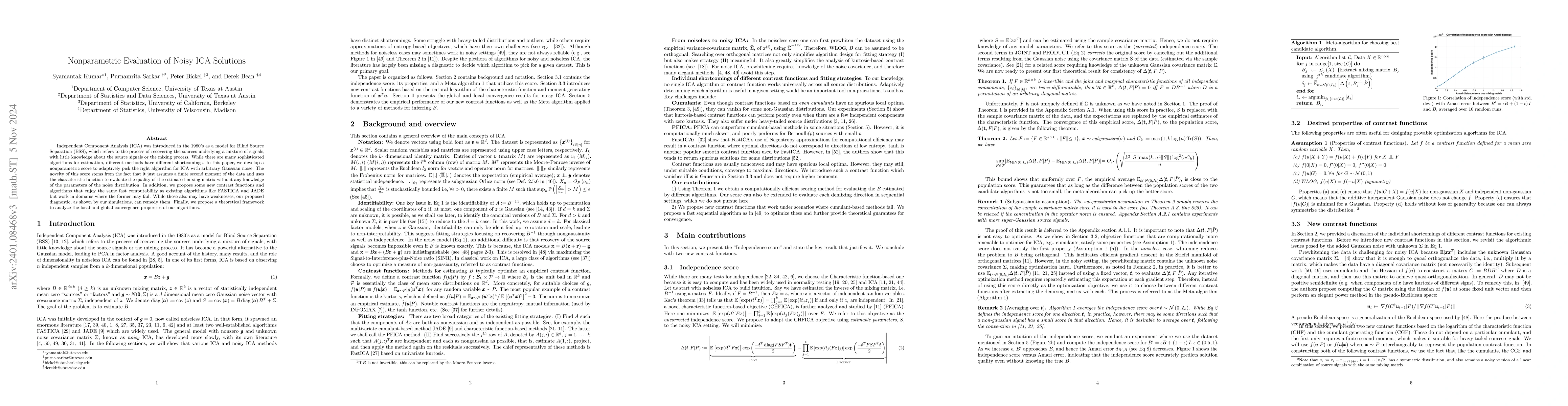 Thumbnail for Keep or toss? A nonparametric score to evaluate solutions for noisy ICA