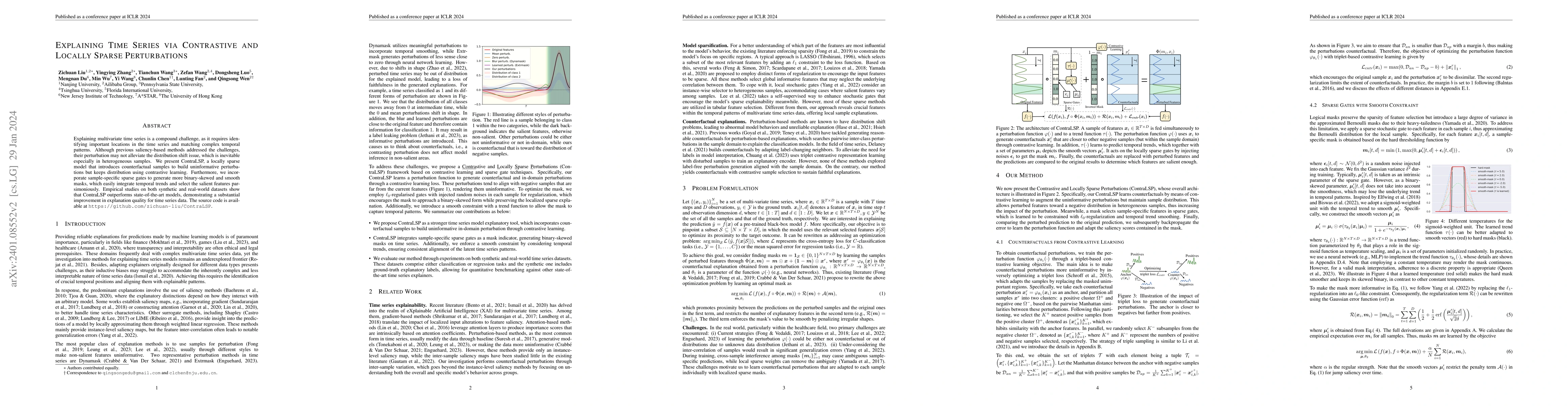Thumbnail for Explaining Time Series via Contrastive and Locally Sparse Perturbations