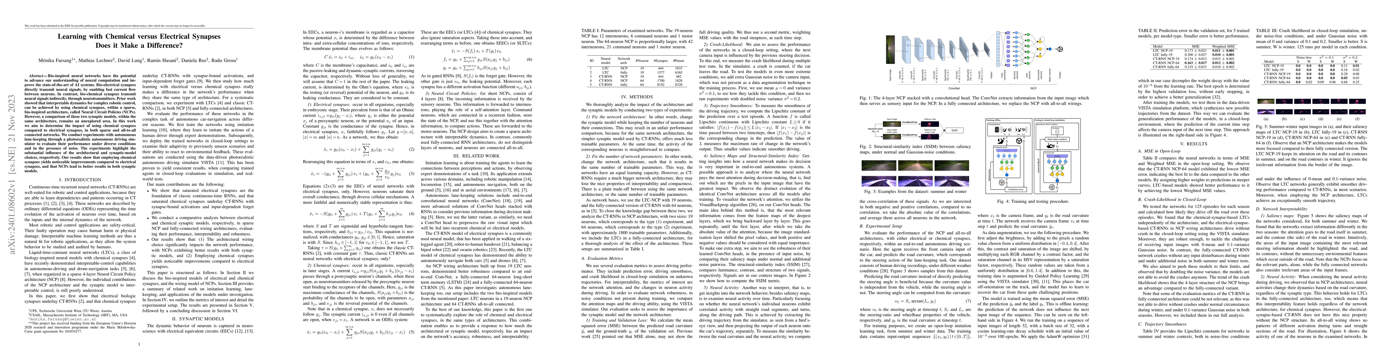 Thumbnail for Learning with Chemical versus Electrical Synapses -- Does it Make a
  Difference?