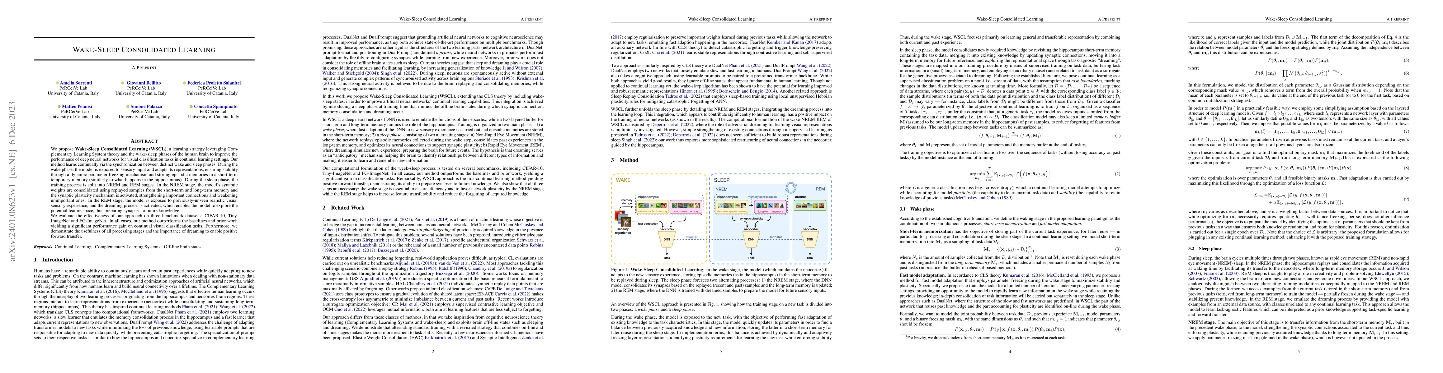 Thumbnail for Wake-Sleep Consolidated Learning