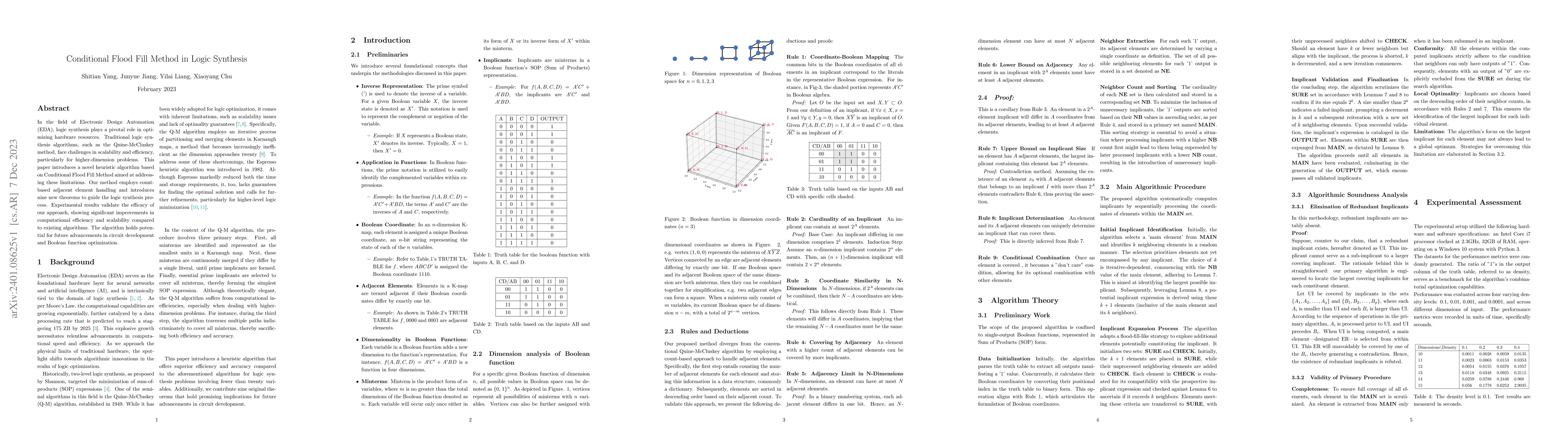 Thumbnail for Conditional Flood Fill Method in Logic Synthesis