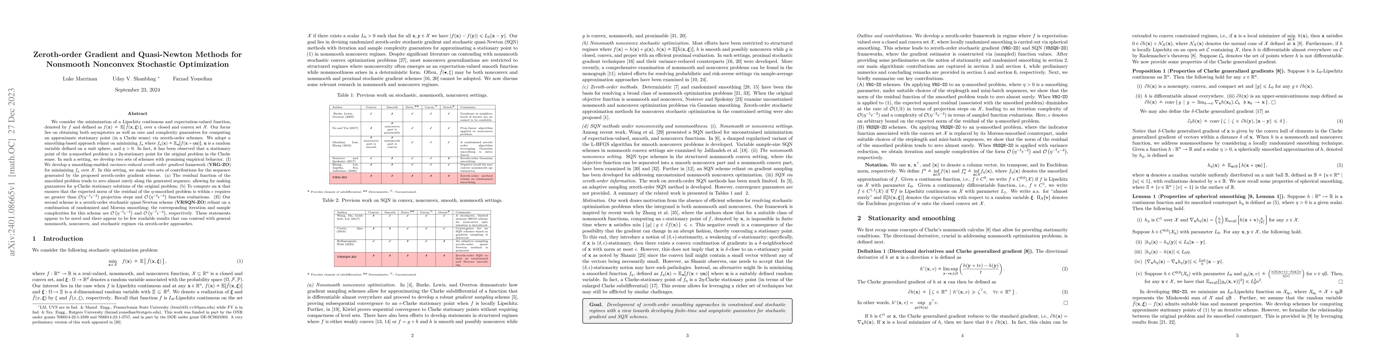 Thumbnail for Zeroth-order Gradient and Quasi-Newton Methods for Nonsmooth Nonconvex
  Stochastic Optimization