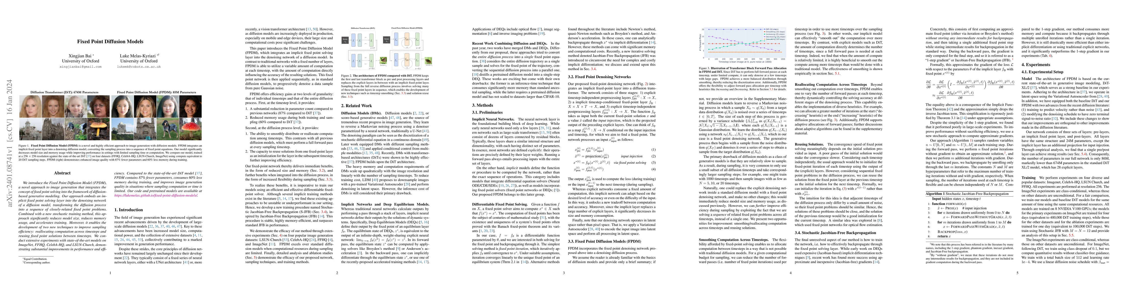 Thumbnail for Fixed Point Diffusion Models