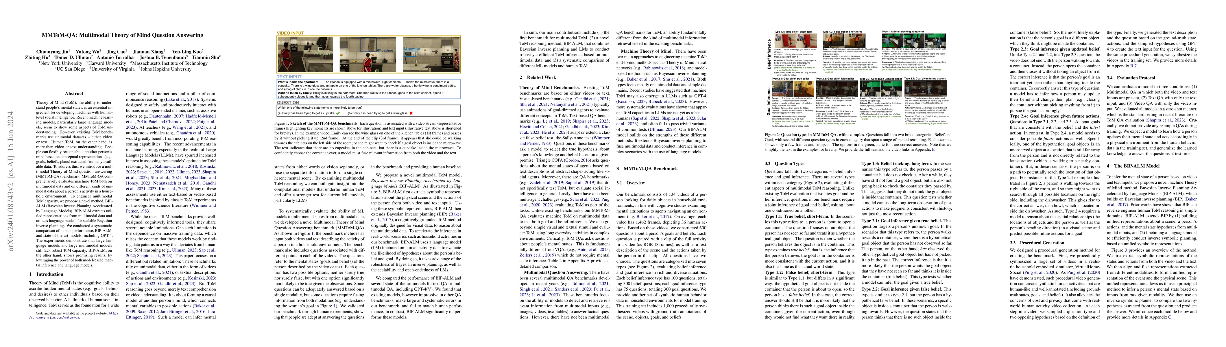 Thumbnail for MMToM-QA: Multimodal Theory of Mind Question Answering