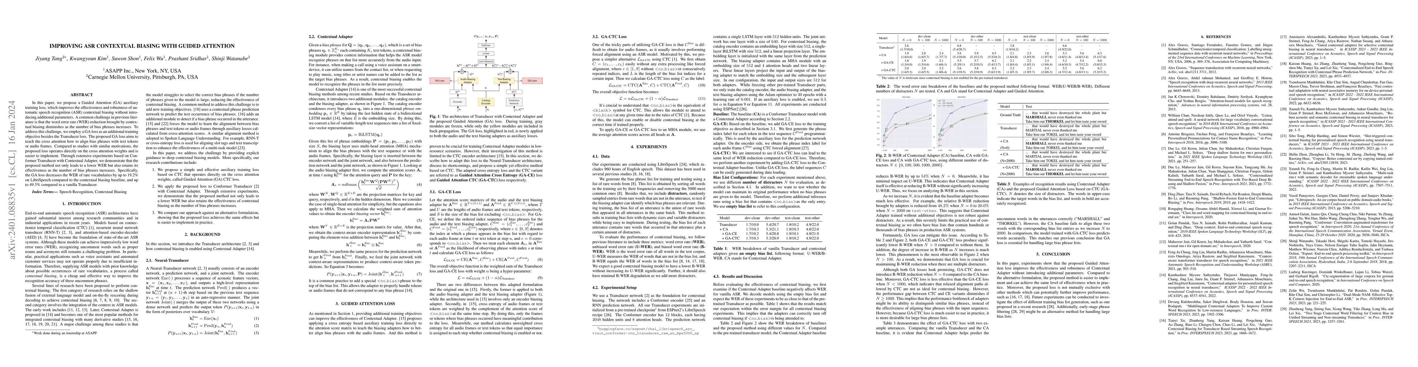 Thumbnail for Improving ASR Contextual Biasing with Guided Attention