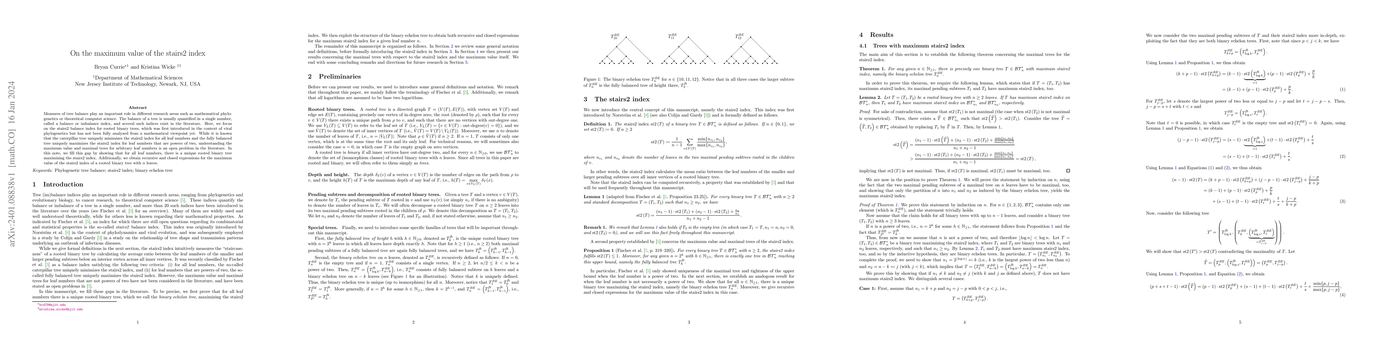 Thumbnail for On the maximum value of the stairs2 index