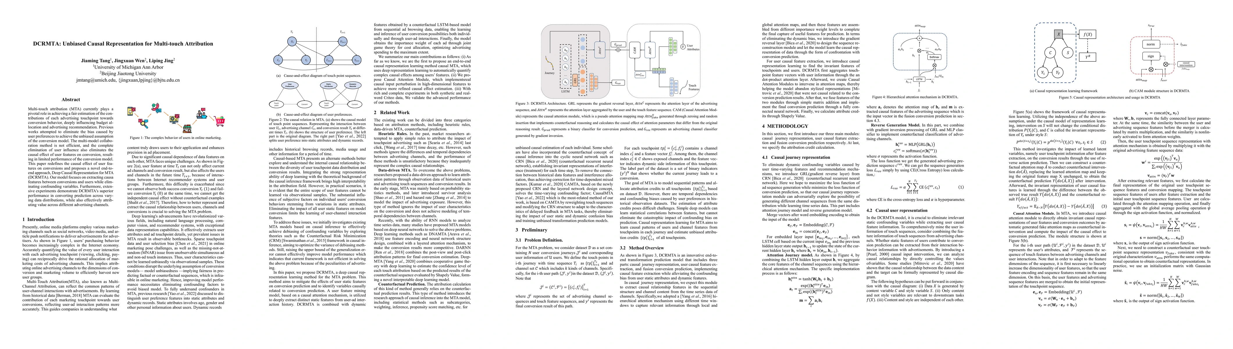 Thumbnail for DCRMTA: Unbiased Causal Representation for Multi-touch Attribution