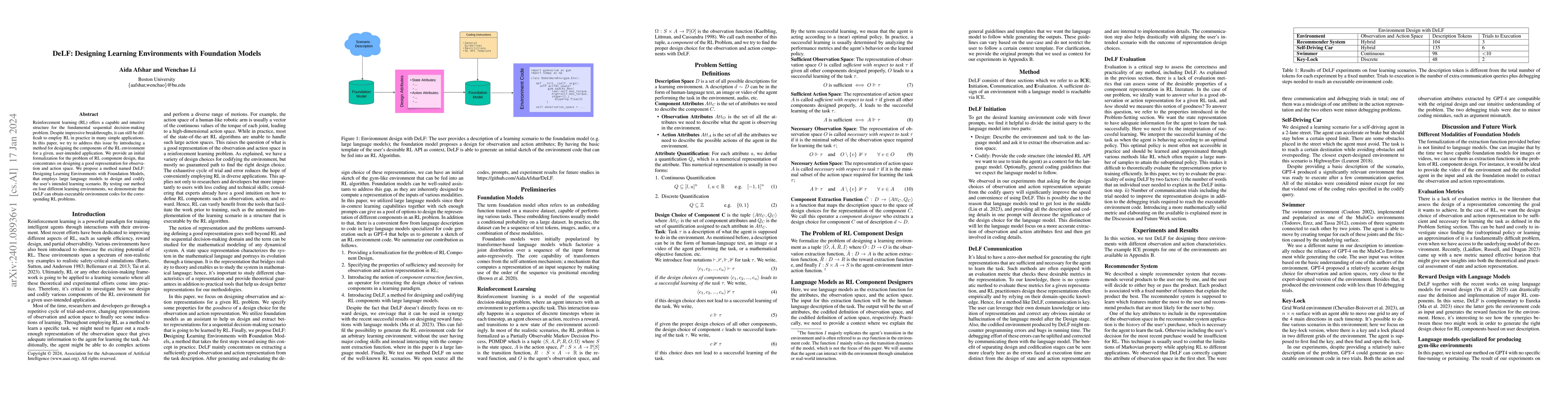 Thumbnail for DeLF: Designing Learning Environments with Foundation Models