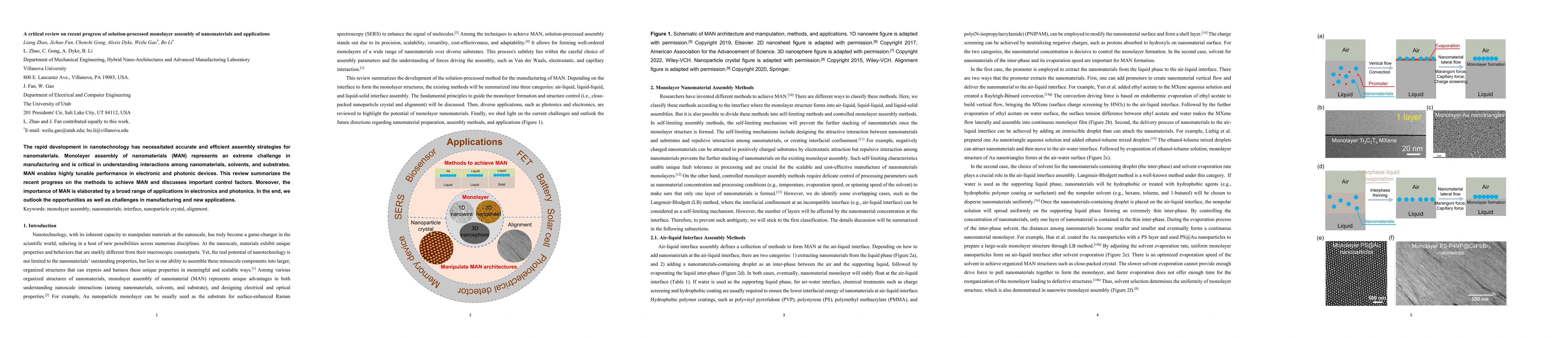 Thumbnail for A critical review on recent progress of solution-processed monolayer
  assembly of nanomaterials and applications