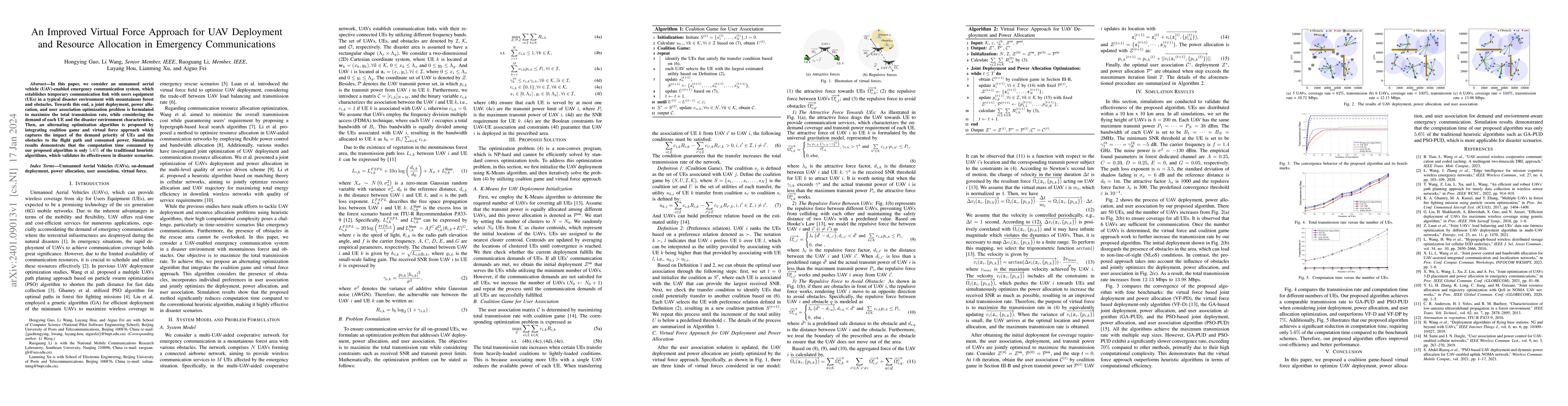 Thumbnail for An Improved Virtual Force Approach for UAV Deployment and Resource
  Allocation in Emergency Communications