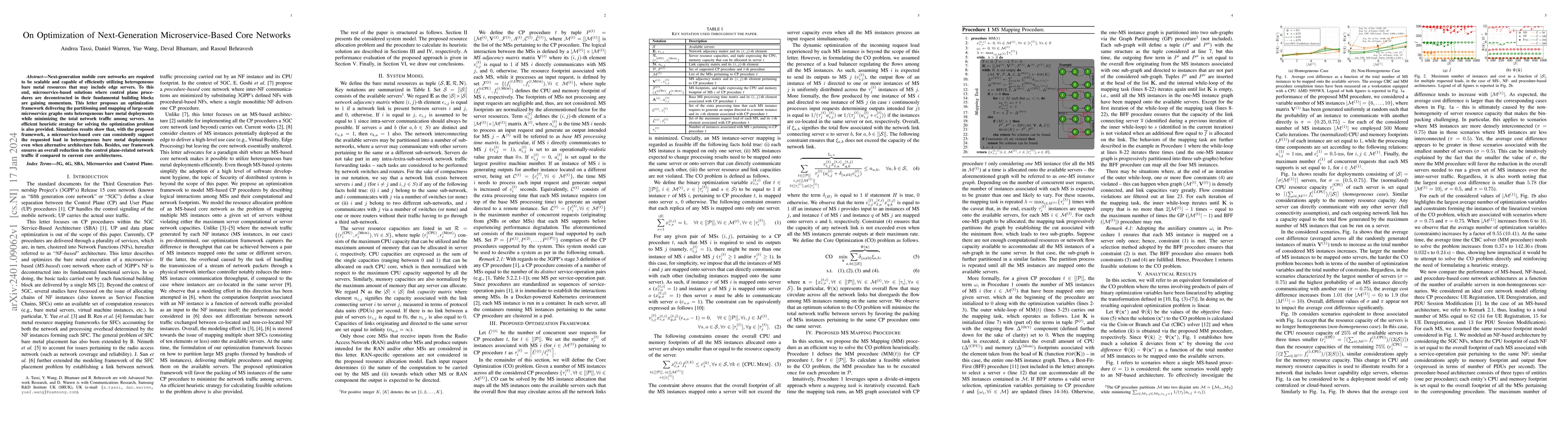 Thumbnail for On Optimization of Next-Generation Microservice-Based Core Networks