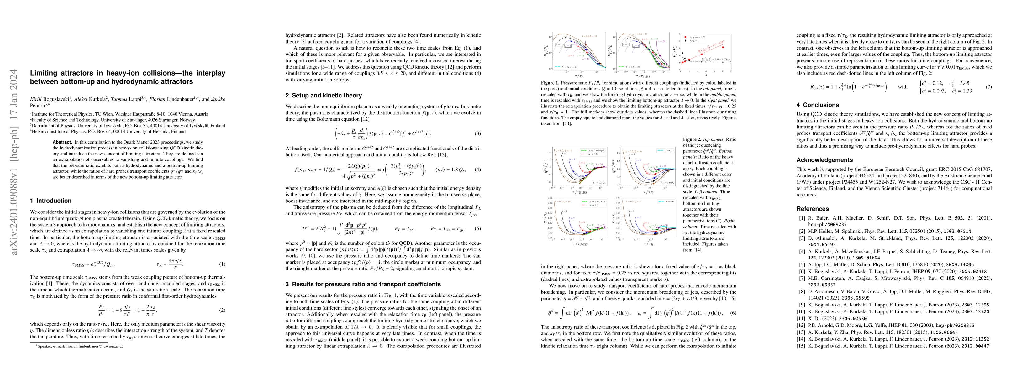 Thumbnail for Limiting attractors in heavy-ion collisions -- the interplay between
  bottom-up and hydrodynamic attractors