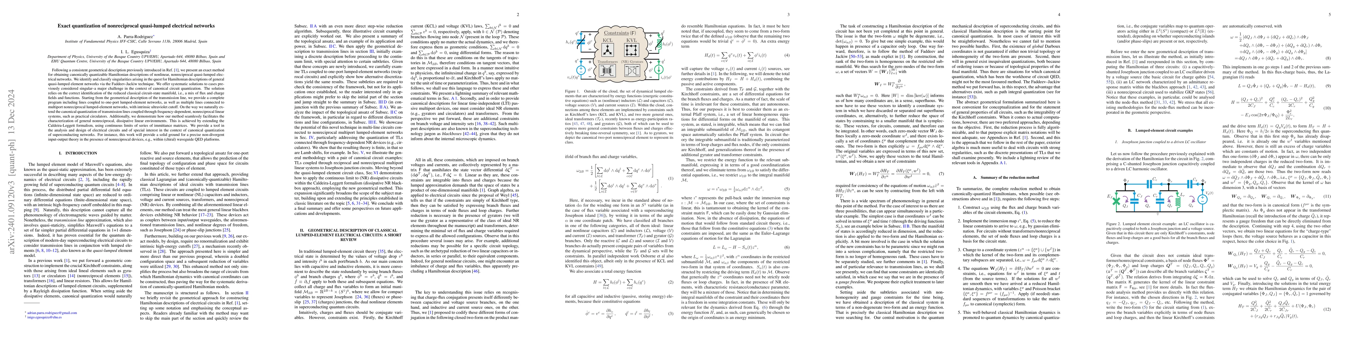 Thumbnail for Faddeev-Jackiw quantisation of nonreciprocal quasi-lumped electrical
  networks