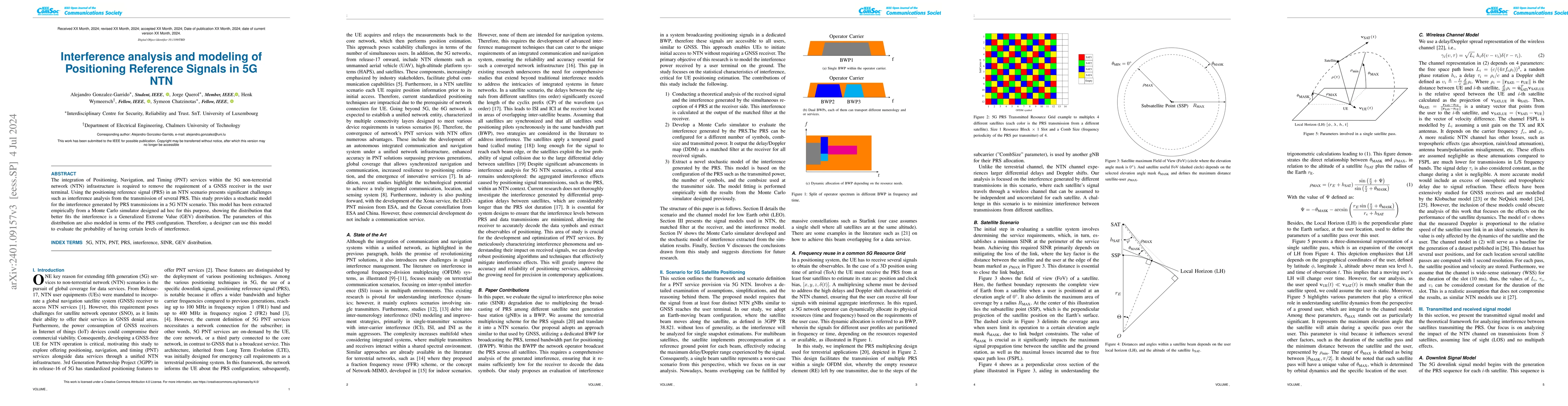 Thumbnail for Interference analysis of Positioning Reference Signals in 5G NTN