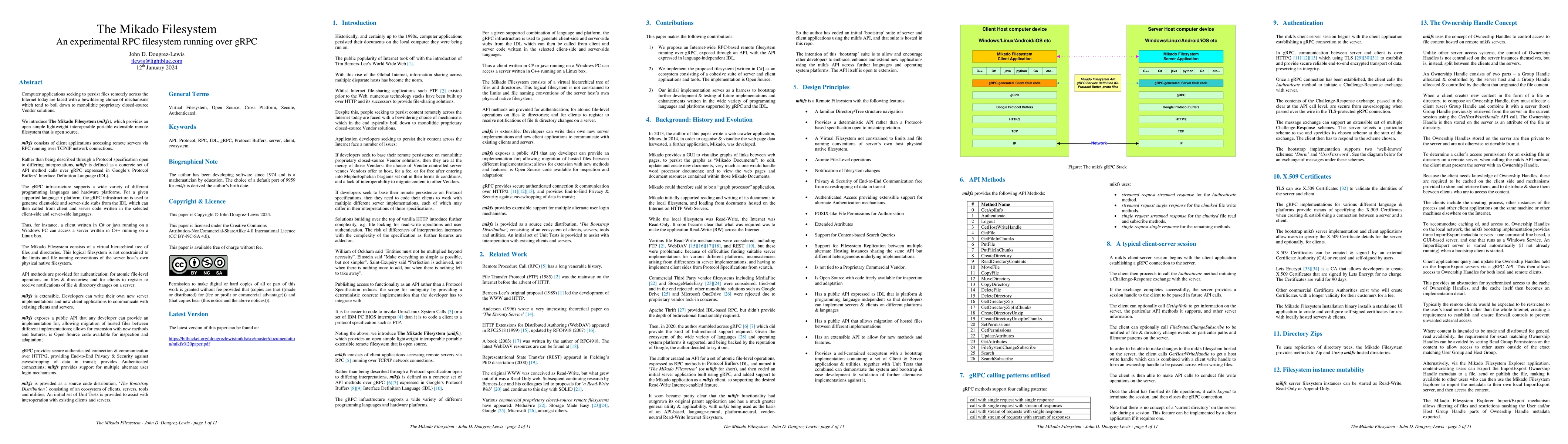 Thumbnail for The Mikado Filesystem: An experimental RPC filesystem running over gRPC