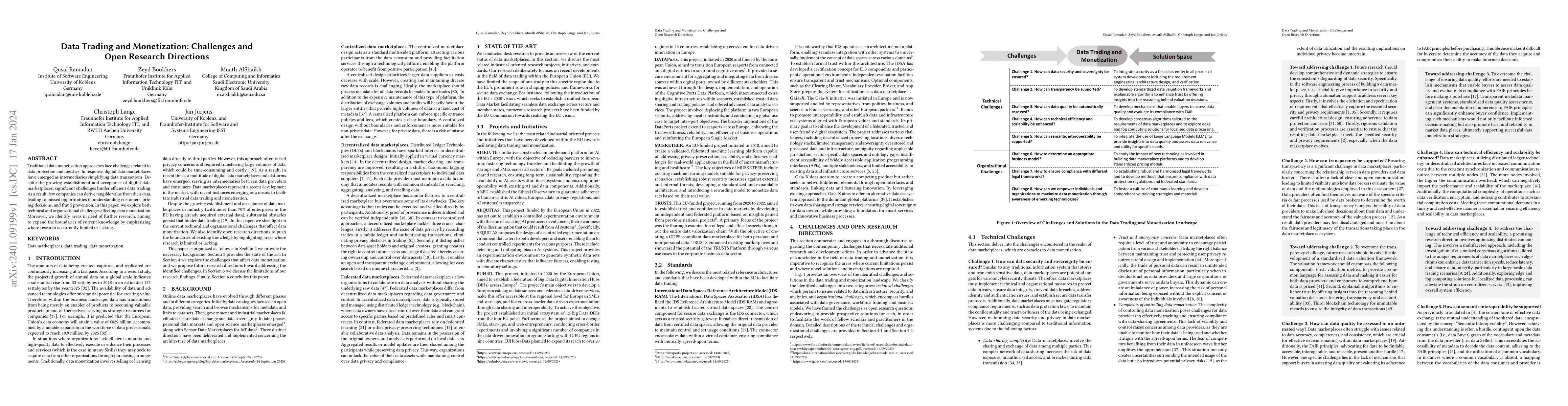 Thumbnail for Data Trading and Monetization: Challenges and Open Research Directions