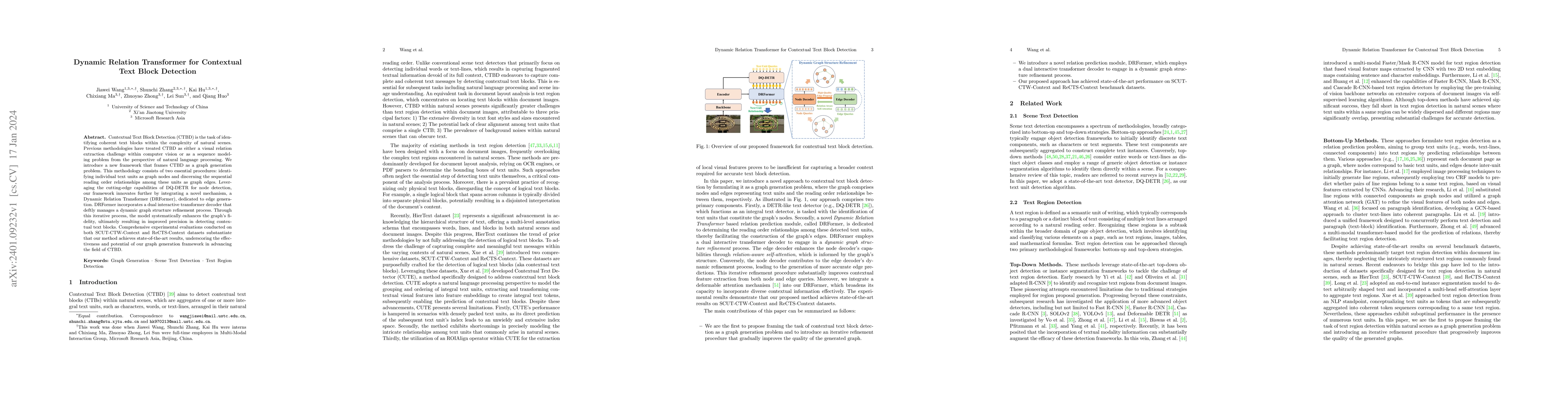 Thumbnail for Dynamic Relation Transformer for Contextual Text Block Detection