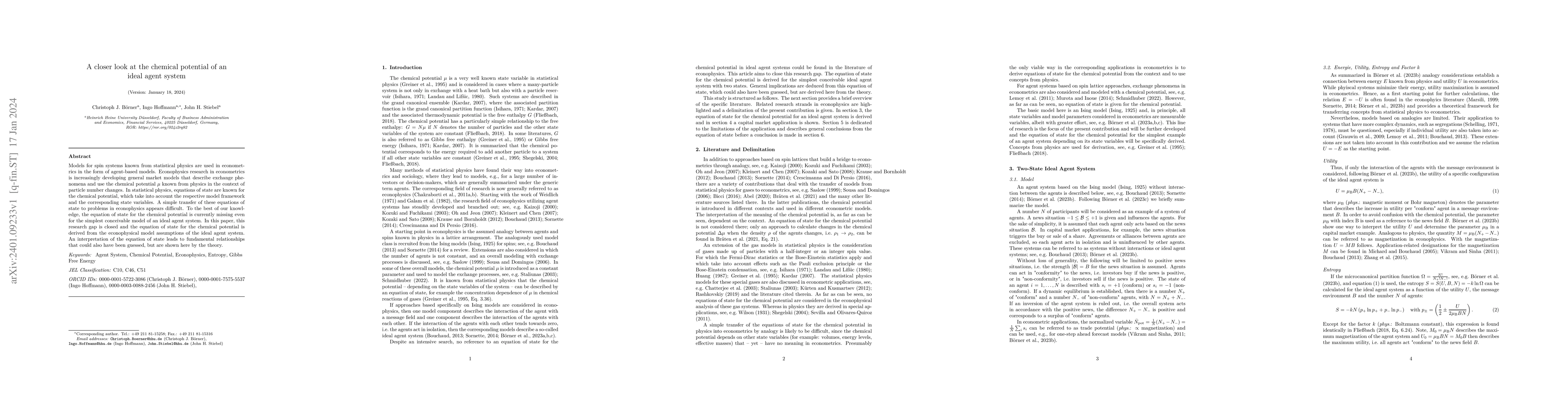 Thumbnail for A closer look at the chemical potential of an ideal agent system