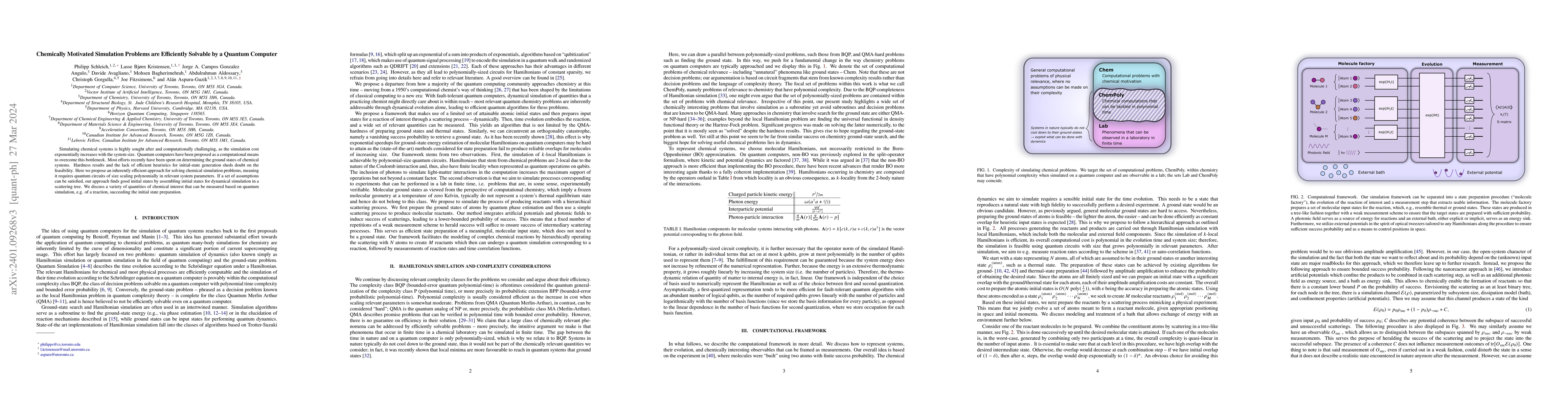 Thumbnail for Chemically Motivated Simulation Problems are Efficiently Solvable by a
  Quantum Computer