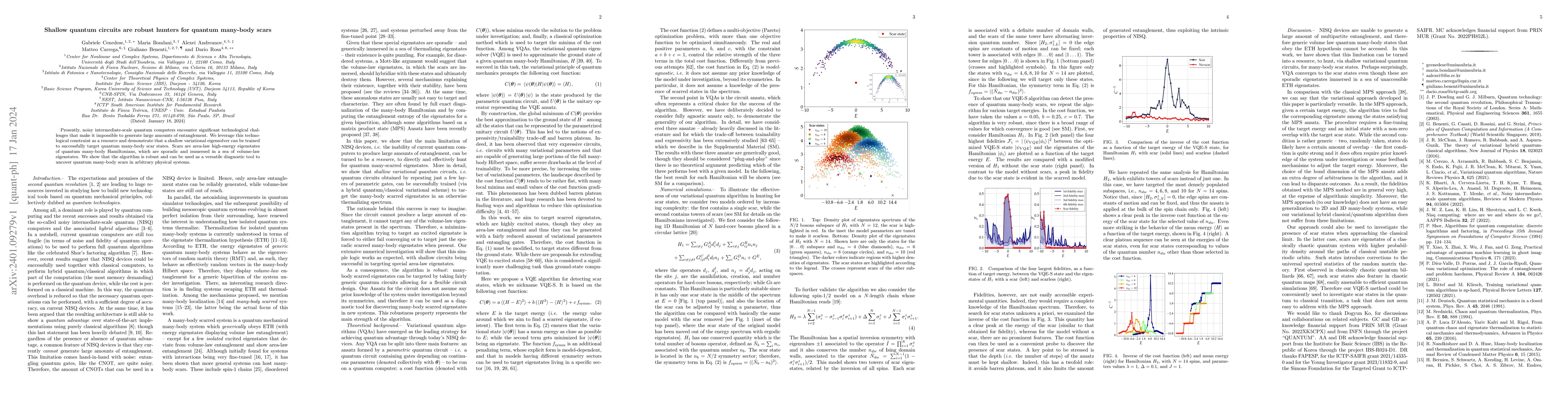 Thumbnail for Shallow quantum circuits are robust hunters for quantum many-body scars