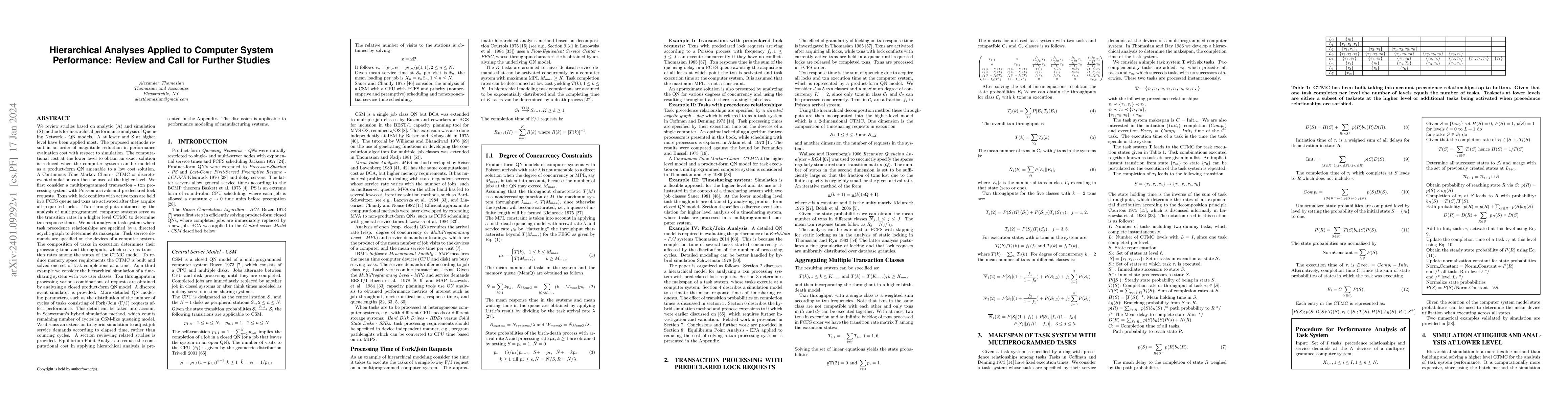 Thumbnail for Hierarchical Analyses Applied to Computer System Performance: Review and
  Call for Further Studies