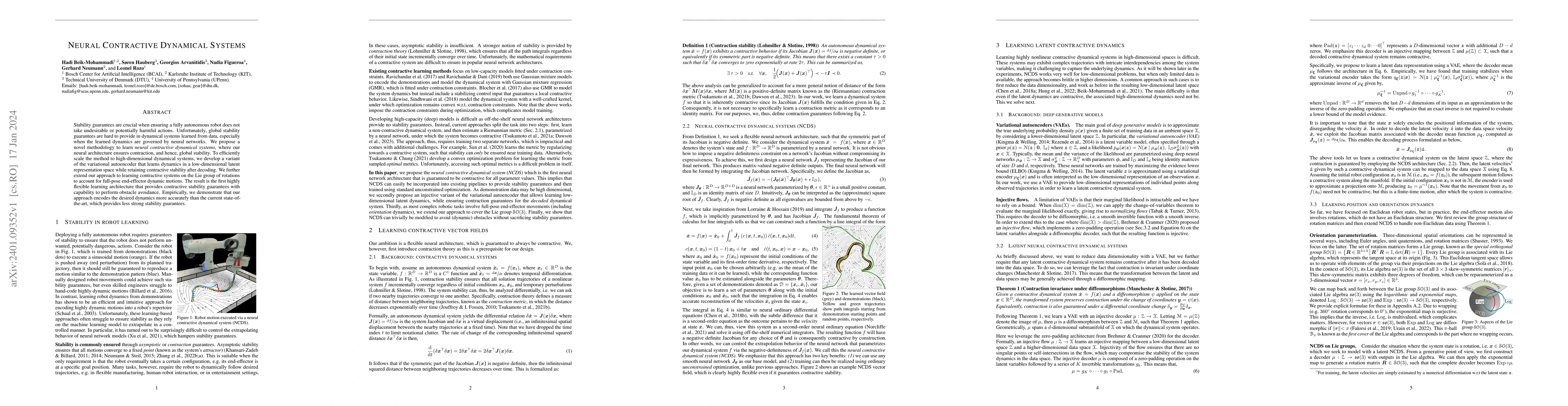 Thumbnail for Neural Contractive Dynamical Systems