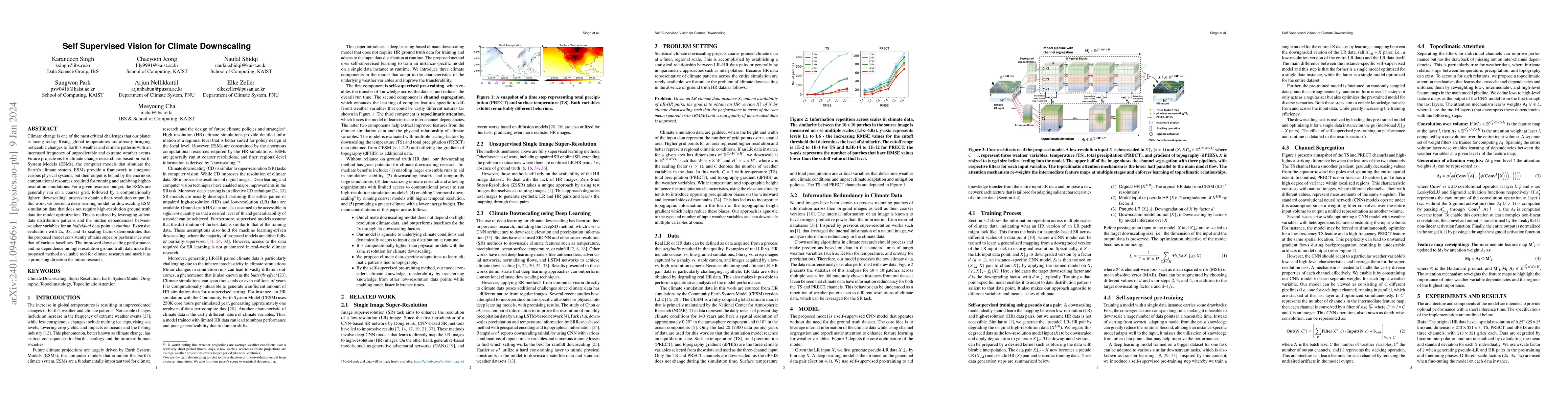 Thumbnail for Self Supervised Vision for Climate Downscaling