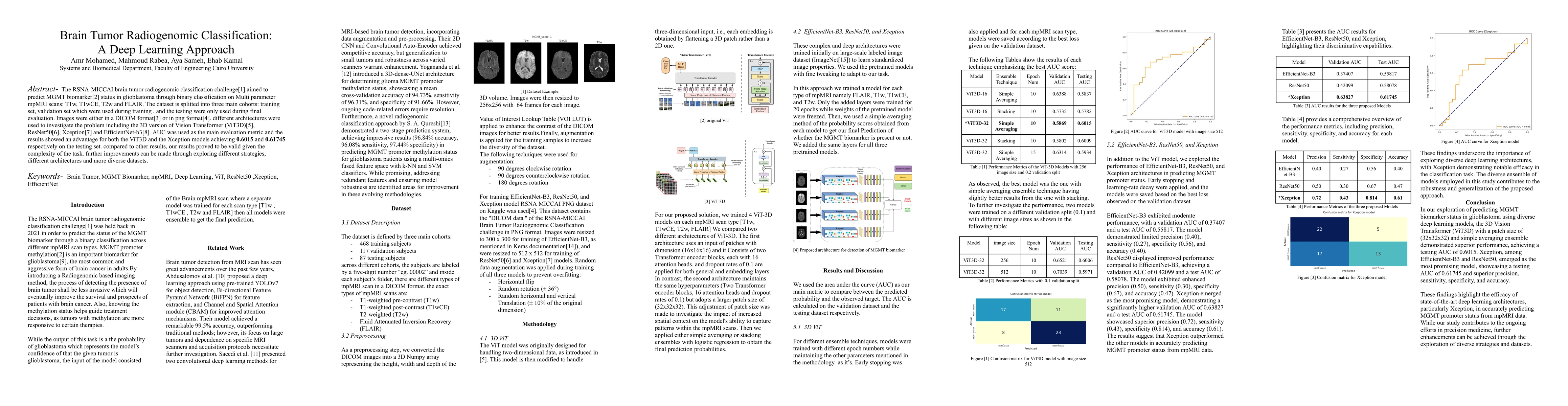 Thumbnail for Brain Tumor Radiogenomic Classification