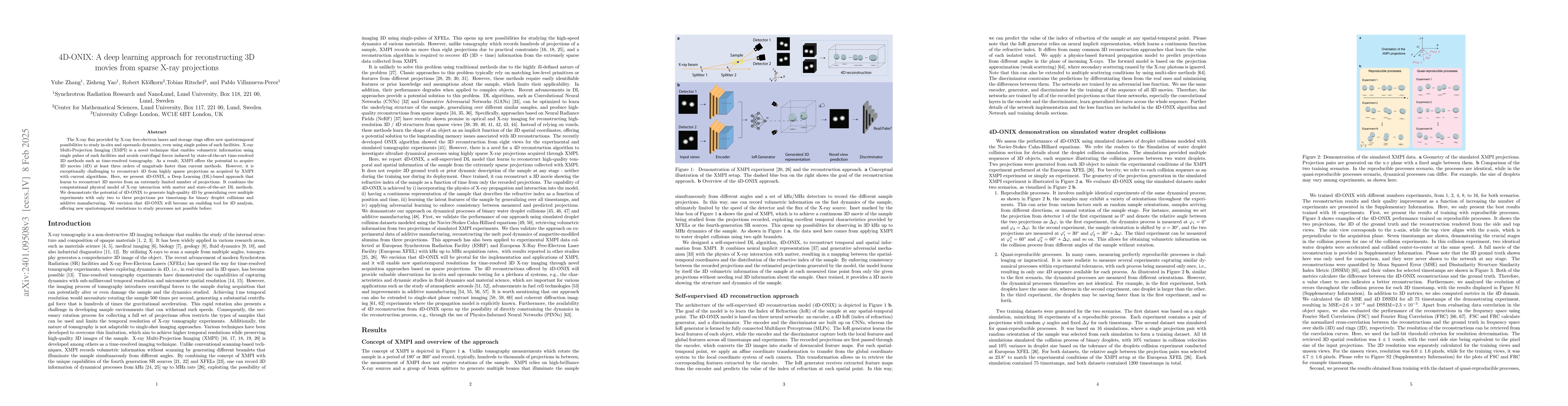 Thumbnail for 4D-ONIX: A deep learning approach for reconstructing 3D movies from
  sparse X-ray projections