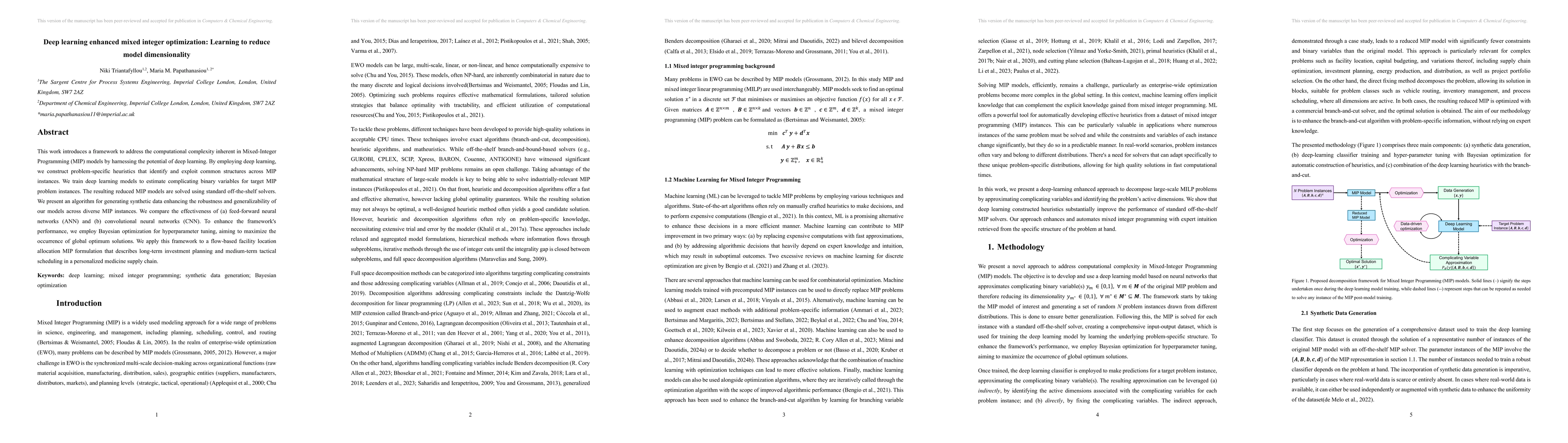 Thumbnail for Deep learning enhanced mixed integer optimization: Learning to reduce
  model dimensionality