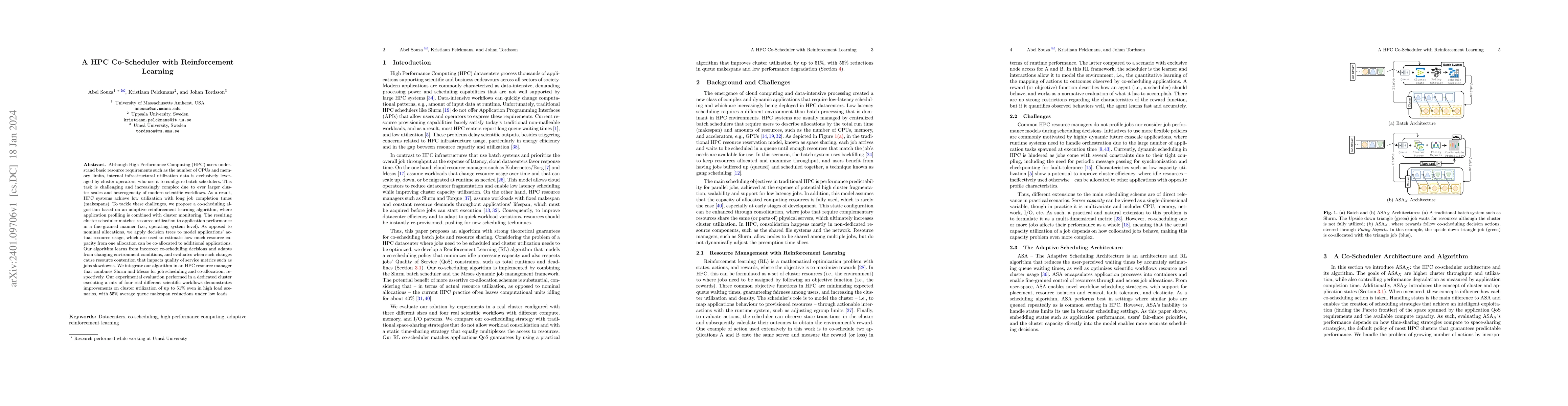 Thumbnail for A HPC Co-Scheduler with Reinforcement Learning