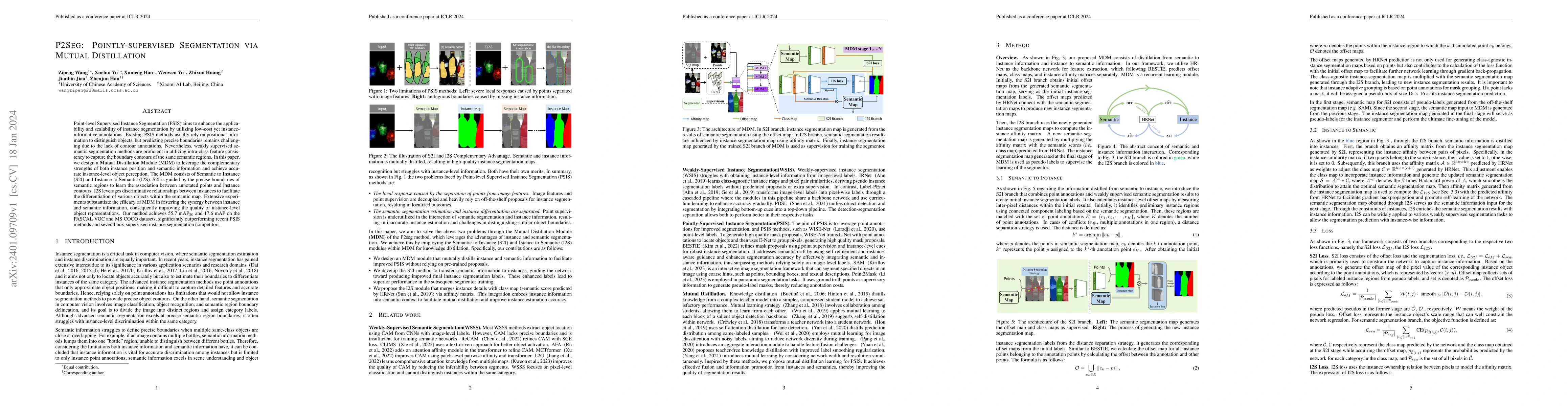 Thumbnail for P2Seg: Pointly-supervised Segmentation via Mutual Distillation