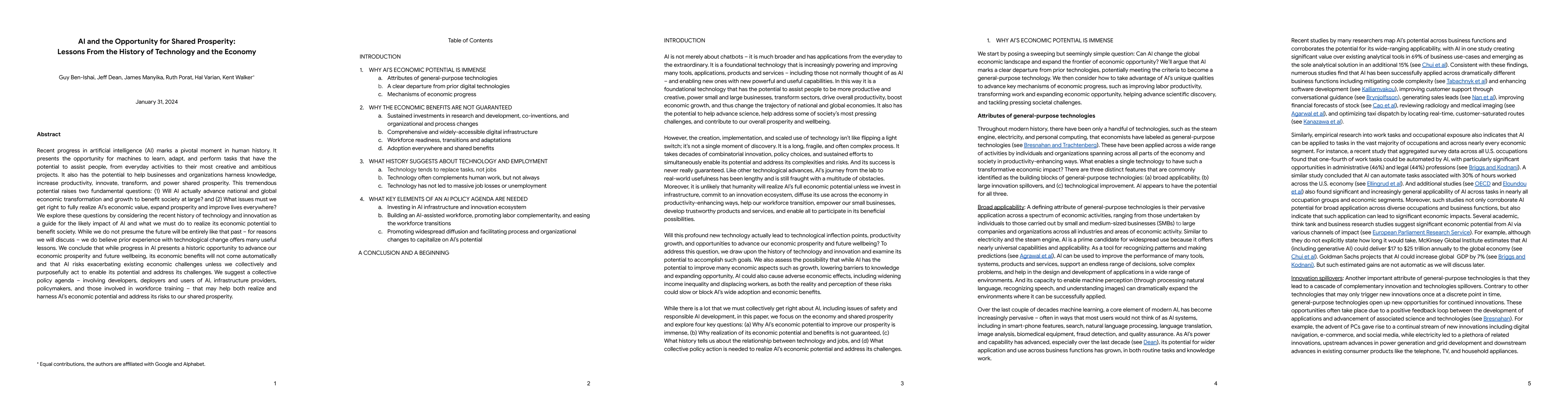 Thumbnail for AI and the Opportunity for Shared Prosperity: Lessons from the History
  of Technology and the Economy
