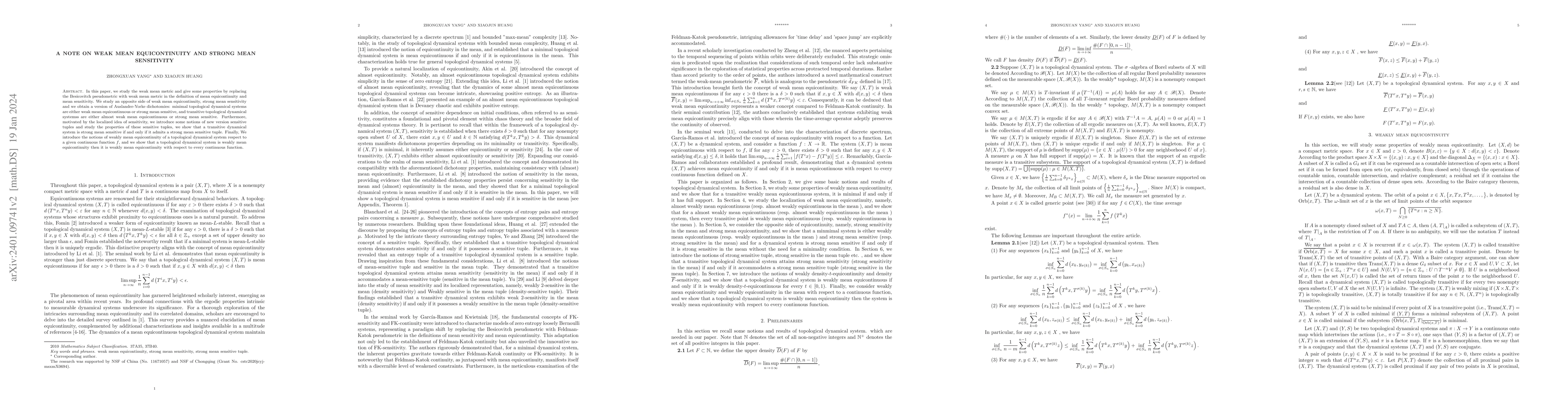 Thumbnail for A note on weak mean equicontinuity and strong mean sensitivity