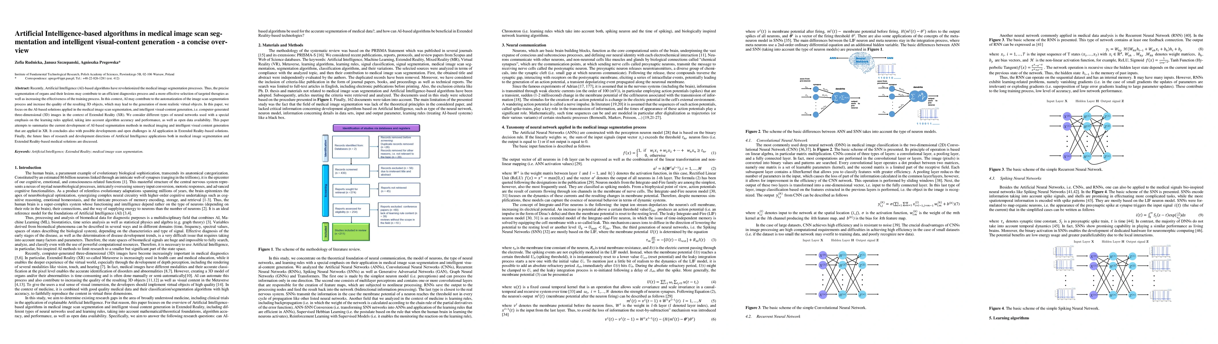 Thumbnail for Artificial Intelligence-based algorithms in medical image scan
  seg-mentation and intelligent visual-content generation -- a concise overview
