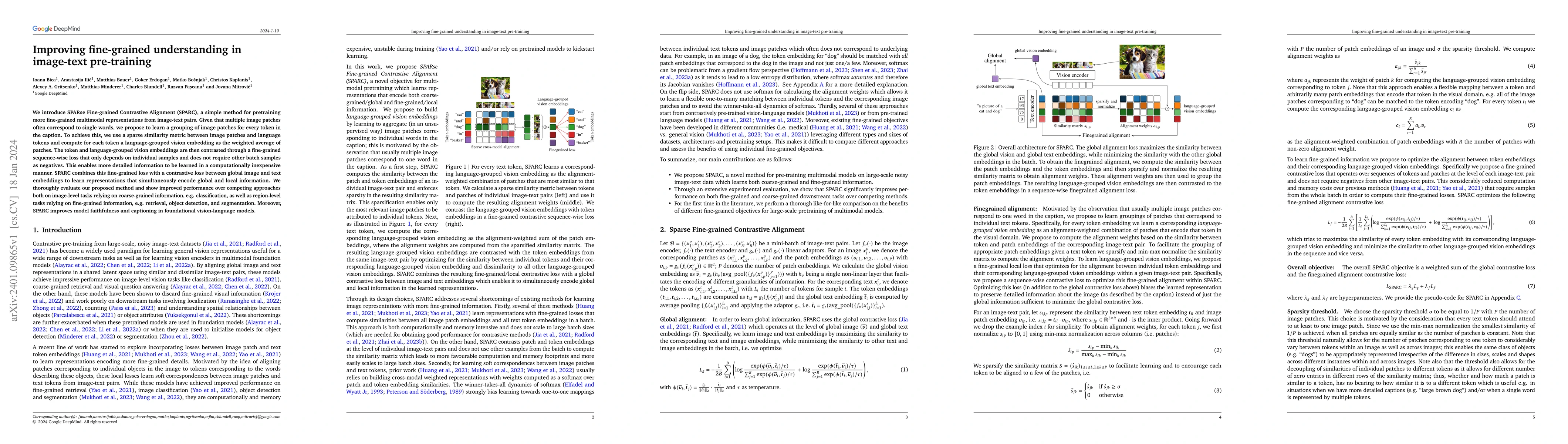 Thumbnail for Improving fine-grained understanding in image-text pre-training