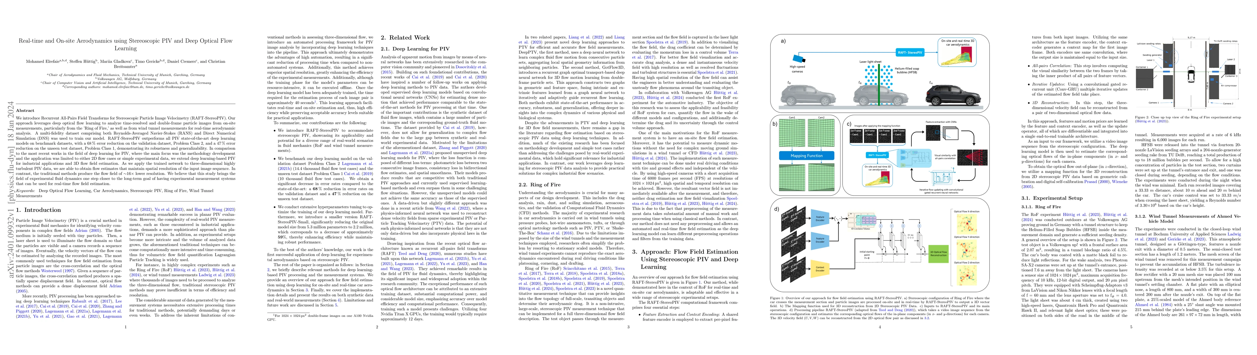 Thumbnail for Real-time and On-site Aerodynamics using Stereoscopic PIV and Deep
  Optical Flow Learning