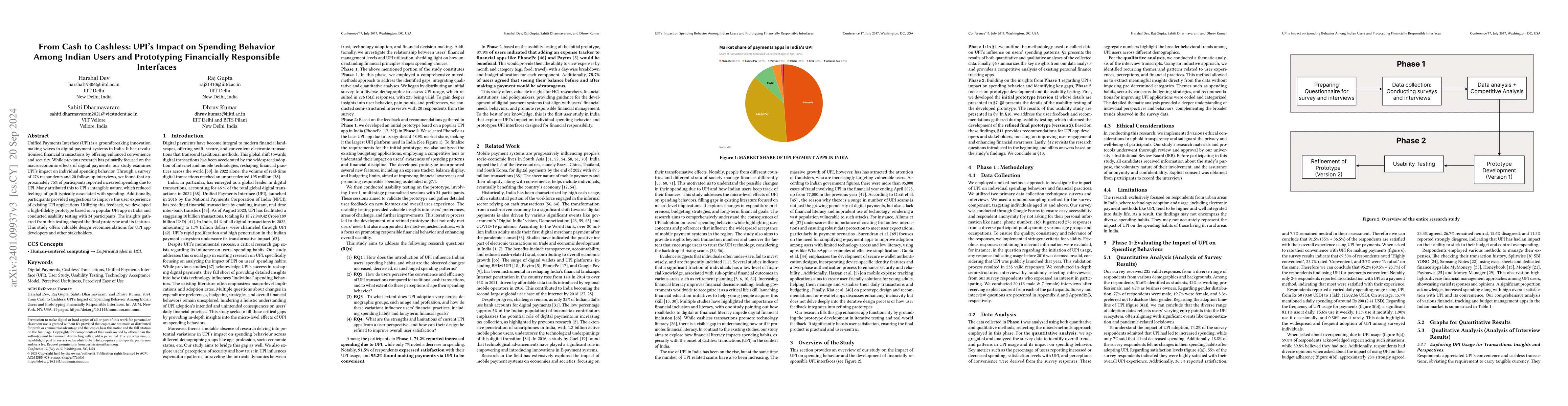 Thumbnail for From Cash to Cashless: UPI's Impact on Spending Behavior among Indian
  Users