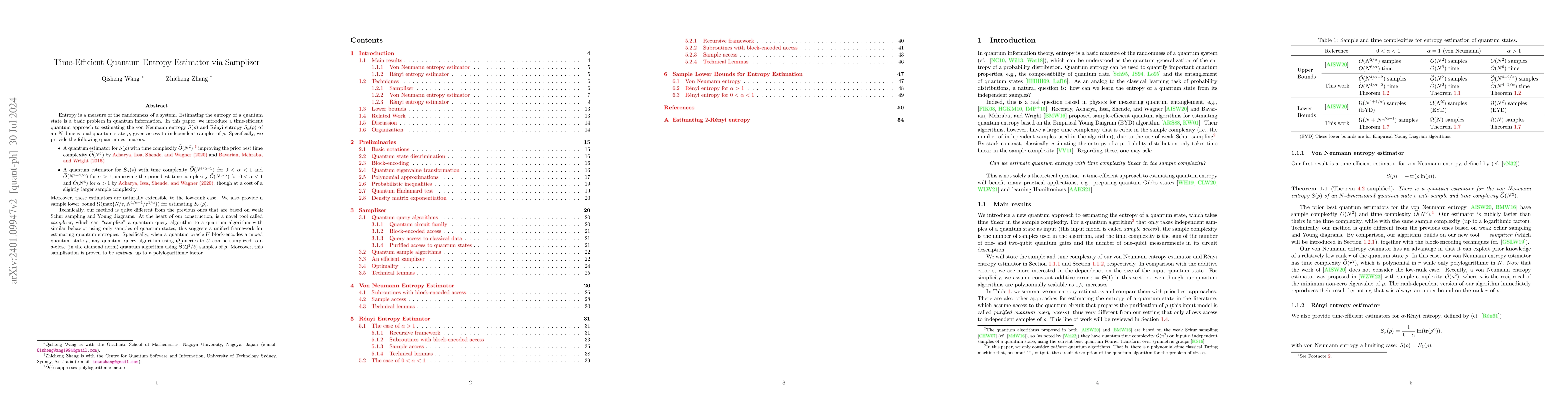 Thumbnail for Time-Efficient Quantum Entropy Estimator via Samplizer