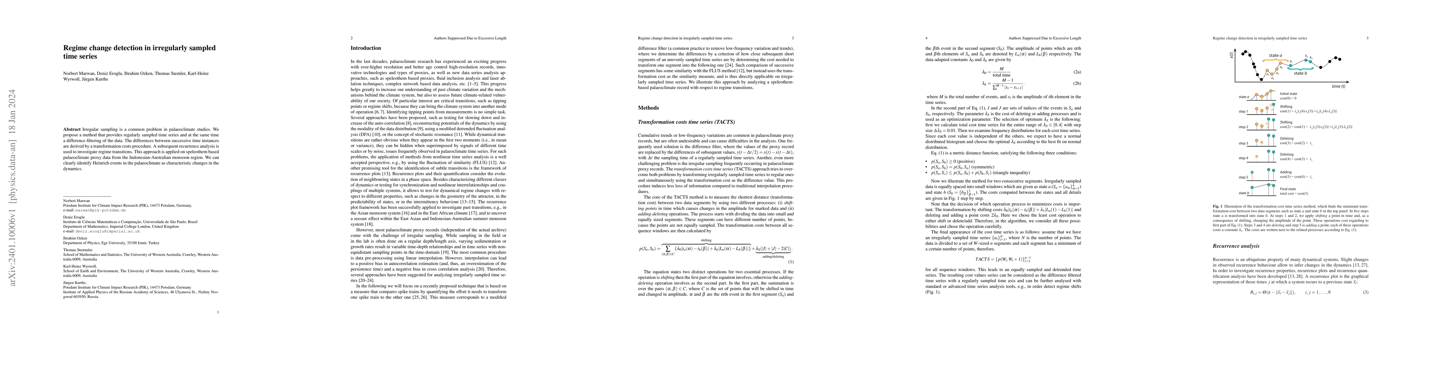 Thumbnail for Regime change detection in irregularly sampled time series