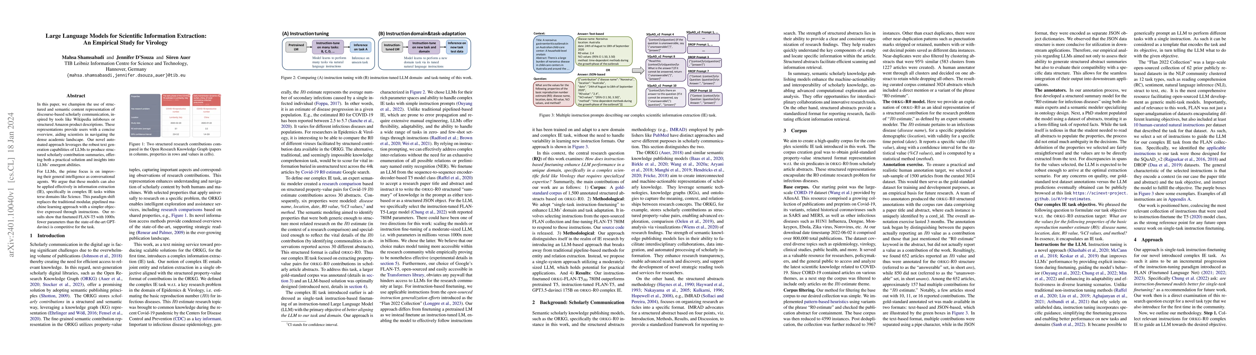 Thumbnail for Large Language Models for Scientific Information Extraction: An
  Empirical Study for Virology