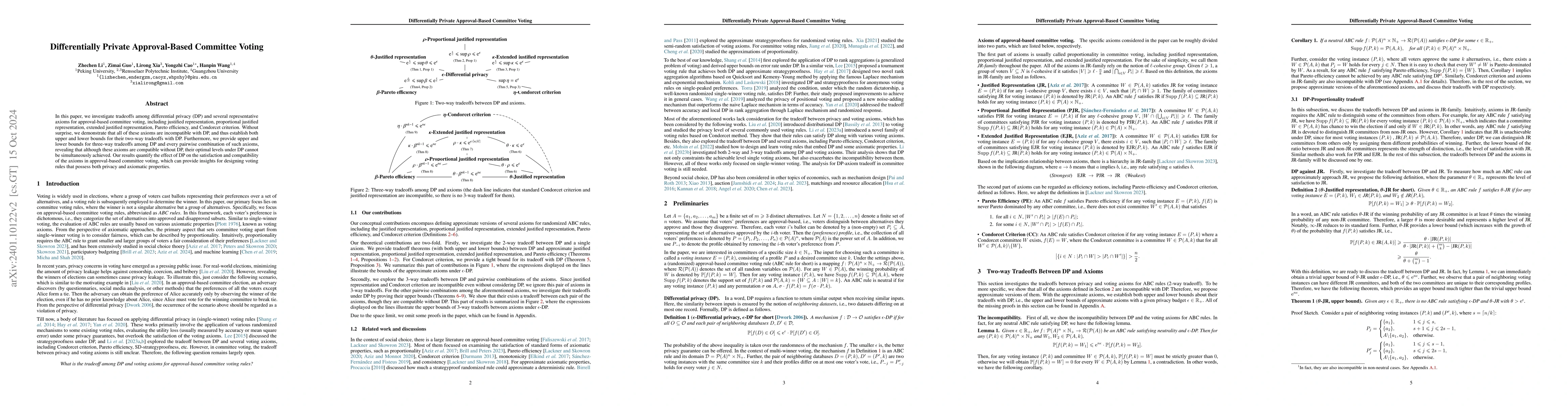 Thumbnail for Differentially Private Approval-Based Committee Voting