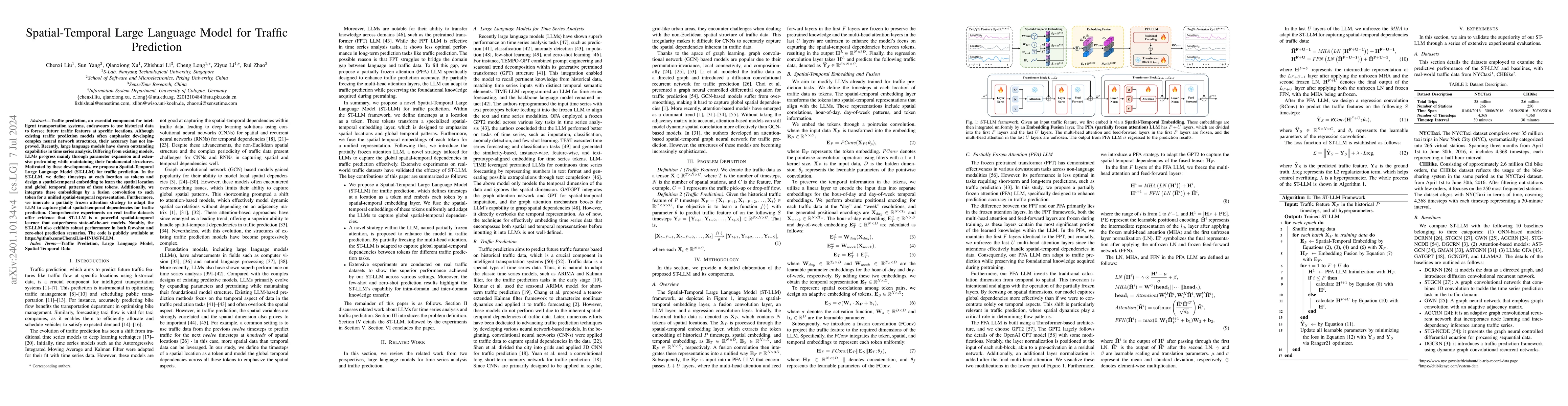 Thumbnail for Spatial-Temporal Large Language Model for Traffic Prediction